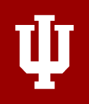 Indiana University trident logo